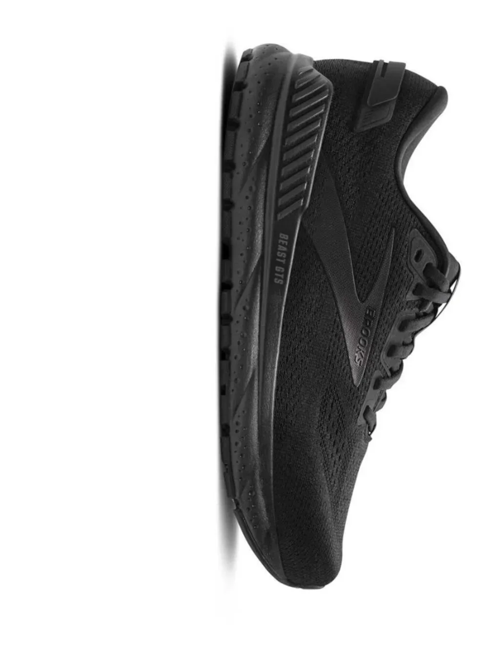 Brooks Men's Beast GTS 24 All-Black Performance Sneaker Running Shoe Sz 11